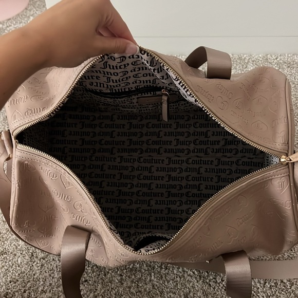 Juicy Couture Duffle Bag - Large Size - Tan Leather - Picture 3 of 4